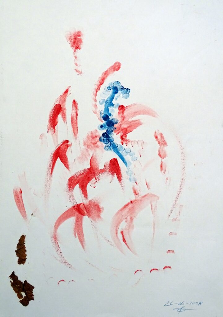 Ohne Titel, Aquarell, Papier, 29x42 cm, 2008