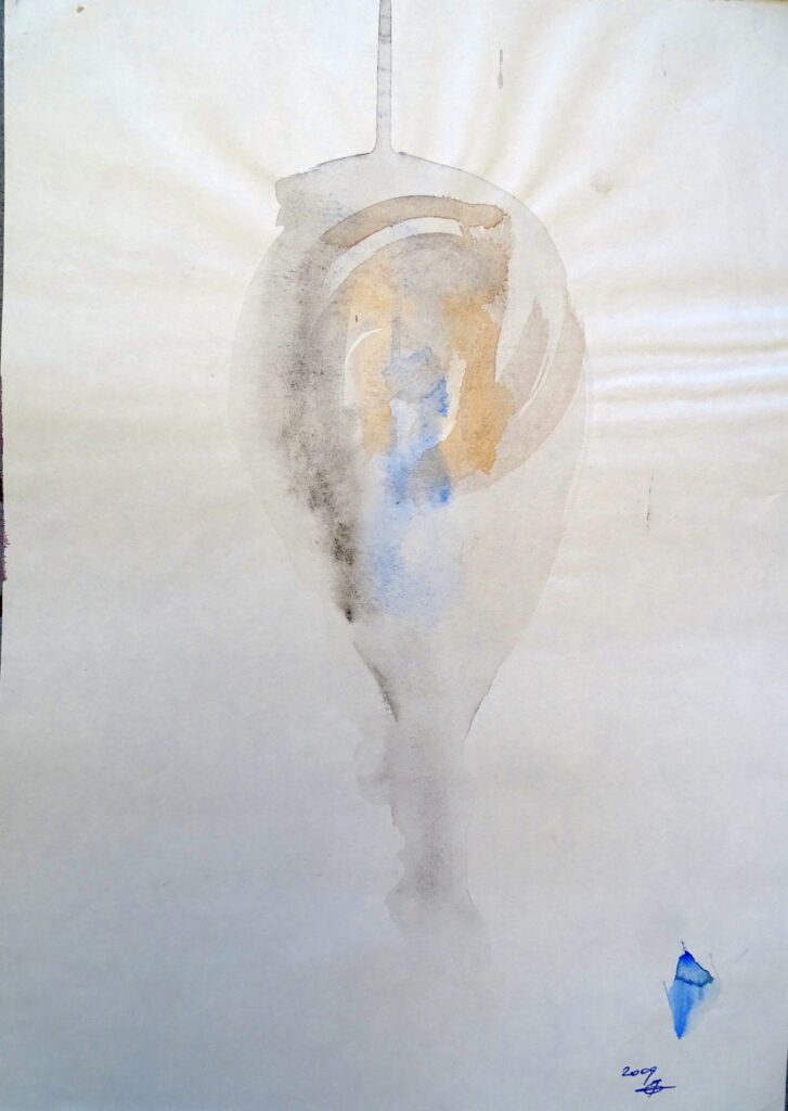 Ohne Titel, Aquarell, Papier, 30x42 cm, 2009